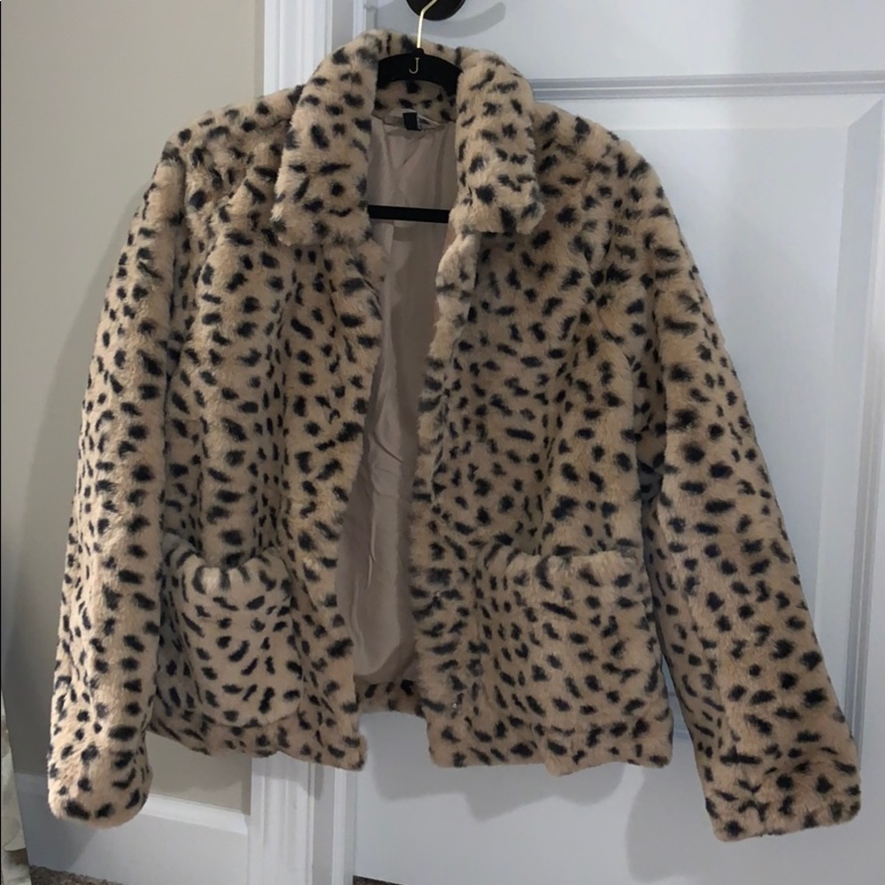 cozy cheetah jacket